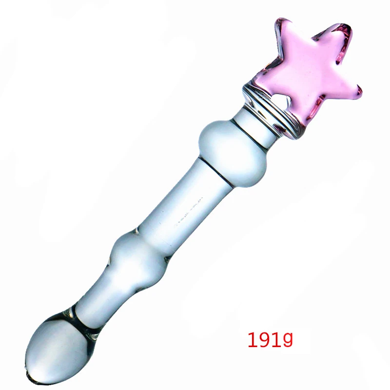 Ebay Best-selling Heart Cat Head Pentacle Moon Love Fairy Magic Stick G-Spot Clitoris Crystal Glass Dildo Anal Butt Plug Sex Toy