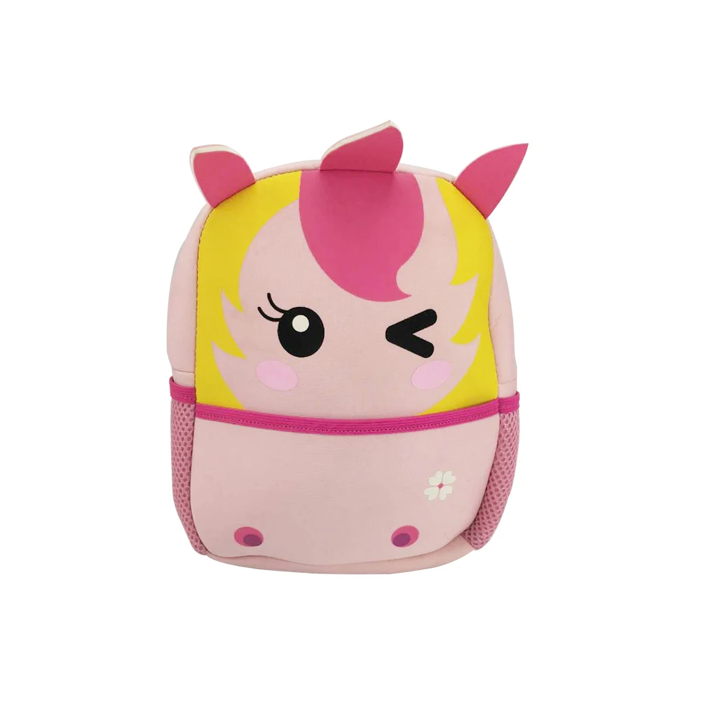 Wholesale Neoprene Schoolbag Custom Animation Cute Kidscartoon Backpack children bag for toddler