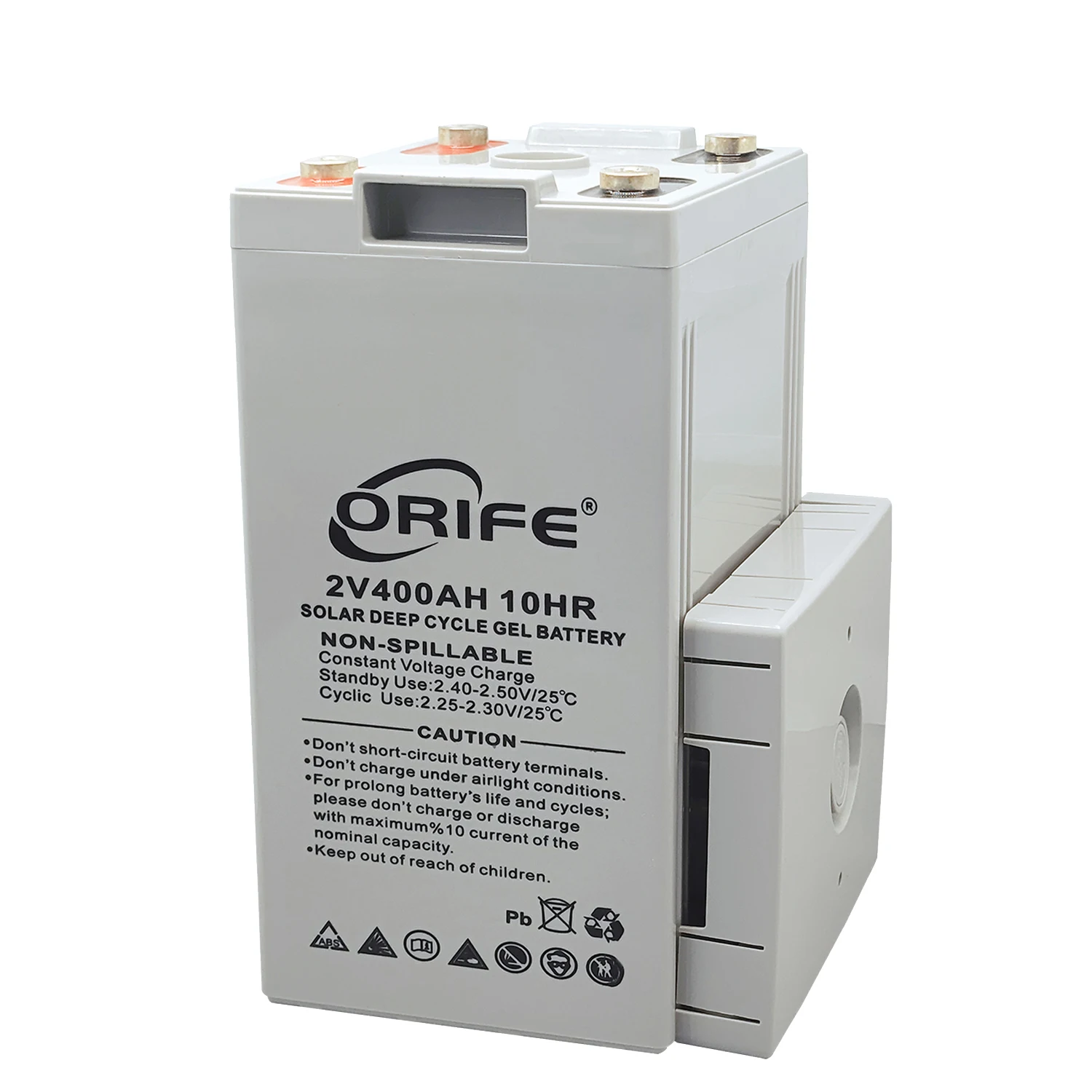 ORIFE custom exide solatron rechargeable inverter deep cycle agm 400ah gel battery 2v