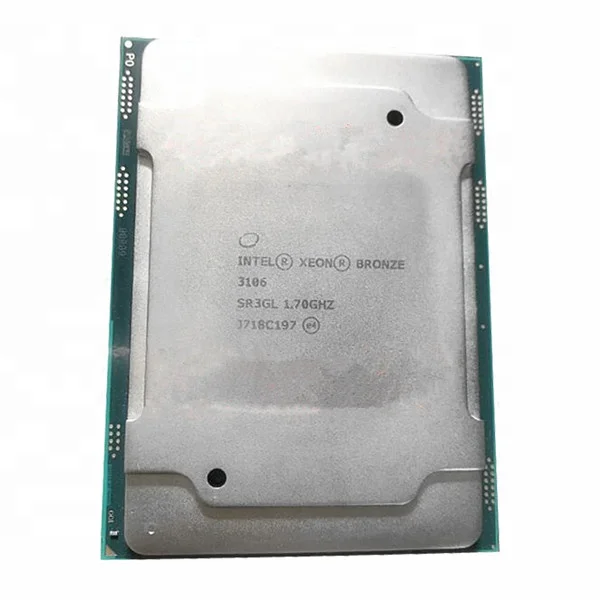 Intel Xeon 3106 8 cores CPU Desktop Processor 3106 1.7GHz LGA3647-0 CPU