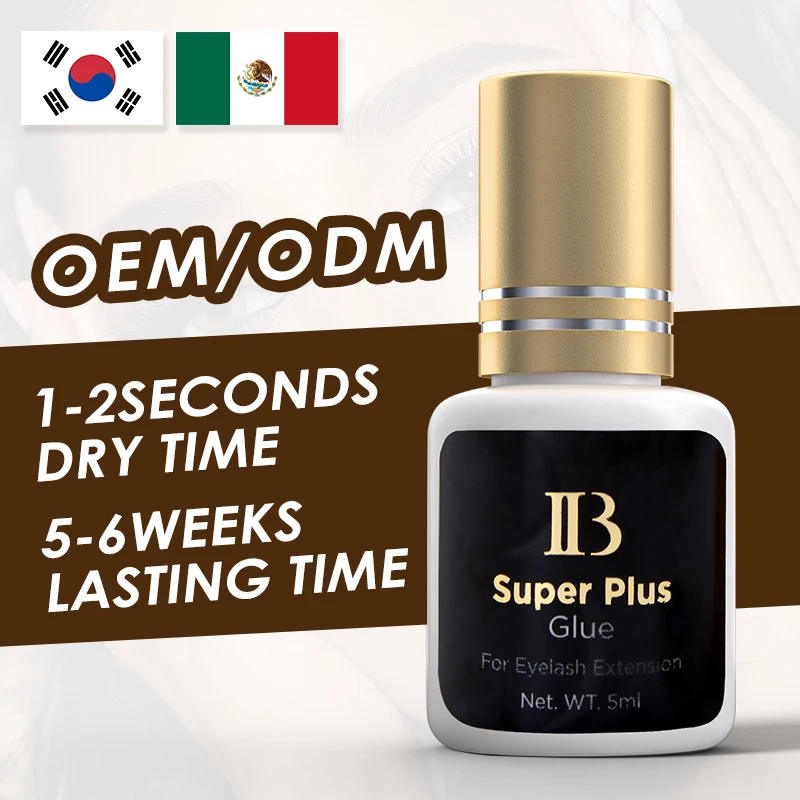 Клей для ресниц Korea IB профессиональный клей Super Plus наращивания с сертификацией MSDS