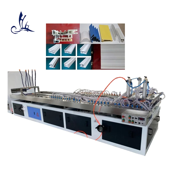 Высокоэффективная настенная потолочная панель оконная дверная рама ПВХ профиль Конический двойной винт экструзионная линия из