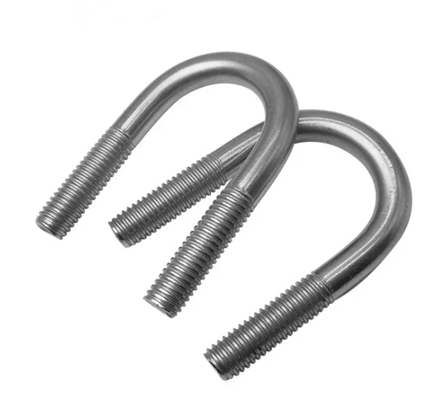 A2 A4 AISI 304 AISI 316 stainless steel u bolt pipe clamp