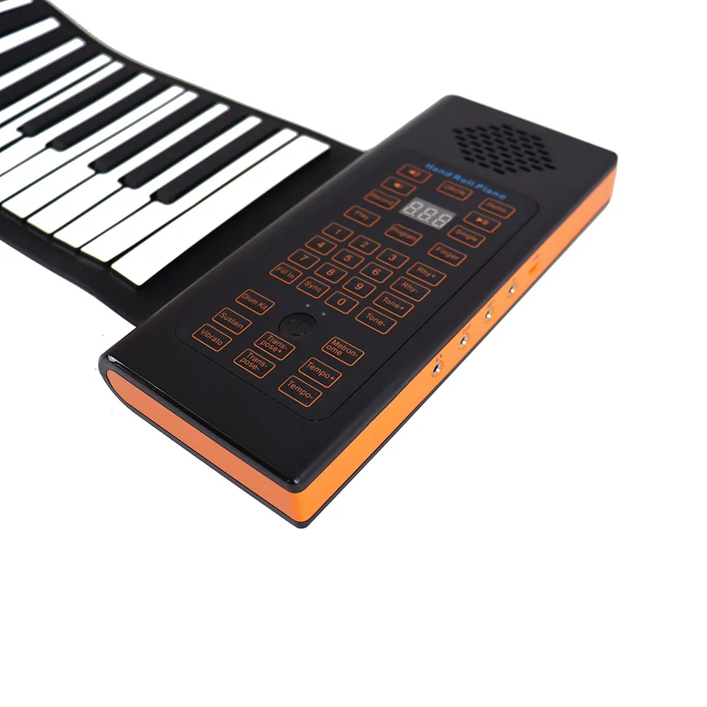 88 Keys Roll Up Piano Upgraded Electronic Piano Keyboard Portable Piano with Bluetooth Headphone MIDI