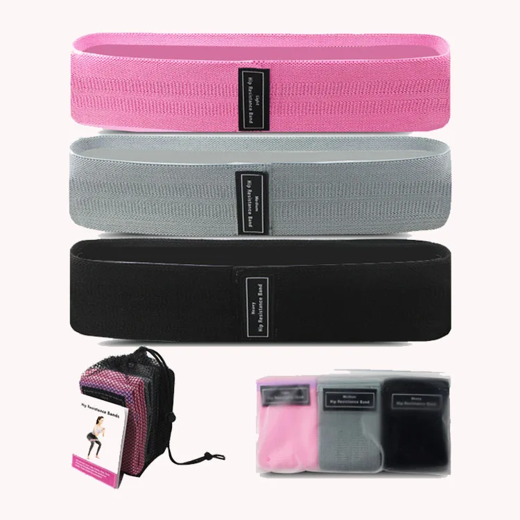 Home Equipment Workout Booty Bands Set Fitness Yoga Resistance Loop Band Elastic Band Resistance Leagues