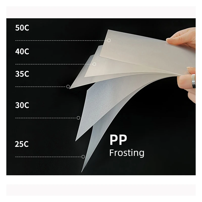 A3 250MIC 100PCS Factory Outlet pp pet pvc Office A4 PVC Binding Cover