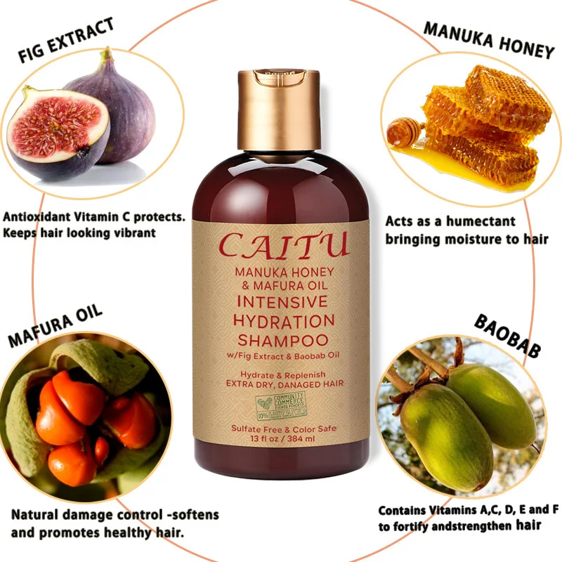 Manuka Honey Intensive Hydration private label moisturizing Hair leave in conditioner for curly hair