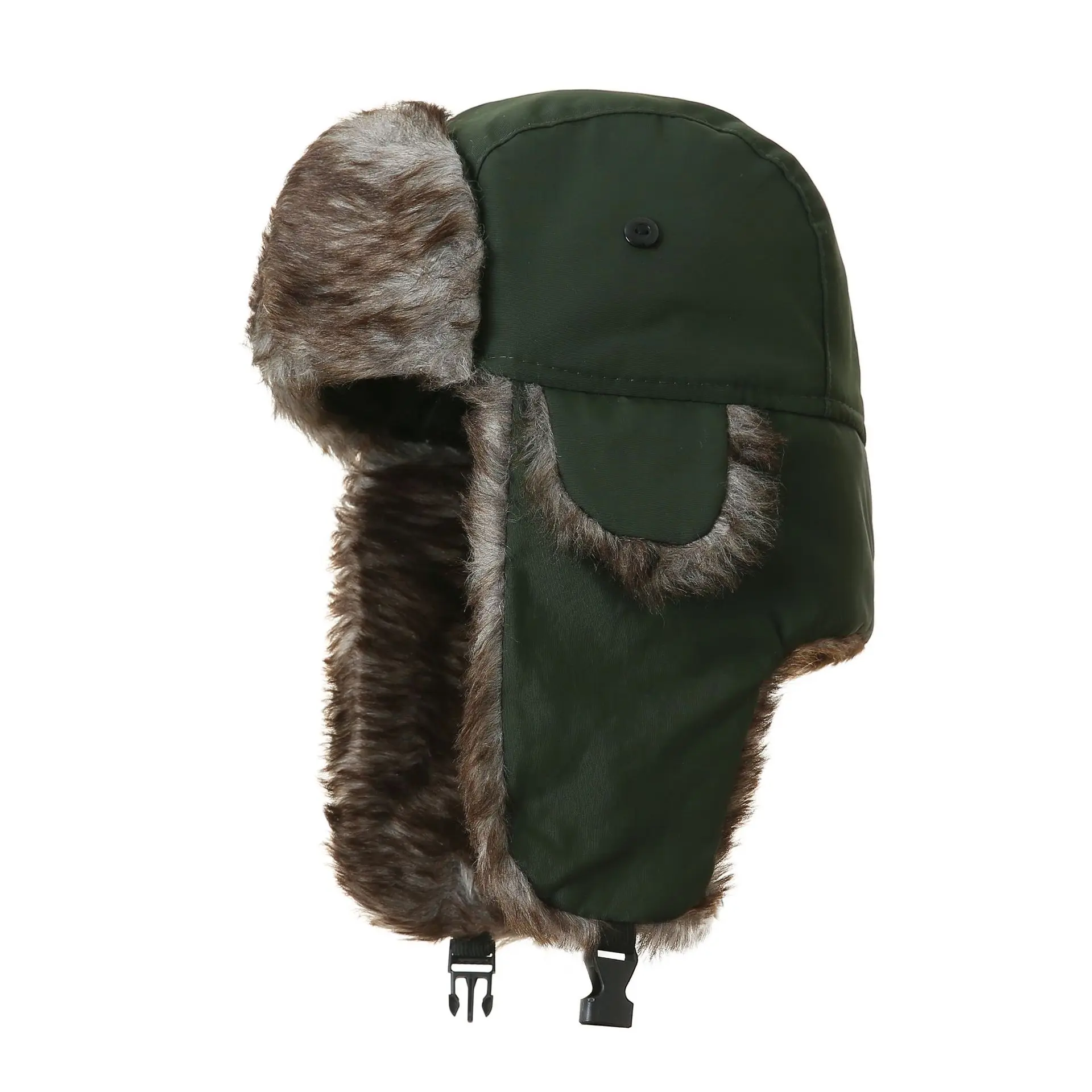 Russian Hat waterproof windproof Bomber Soft Faux Fur Ear Flap Hat Cap Winter Ski Trooper Trapper Winter Hats for men