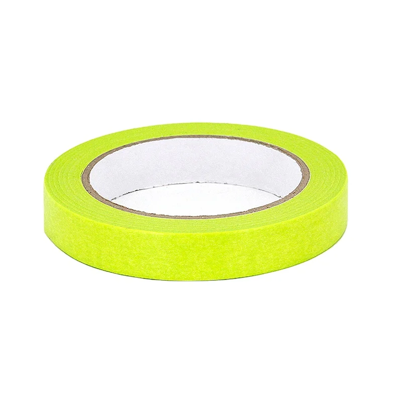 China Factory Custom Size Green Washi Crepe Paper Masking Tape Heat-Resistant Self-Adhesive Tape