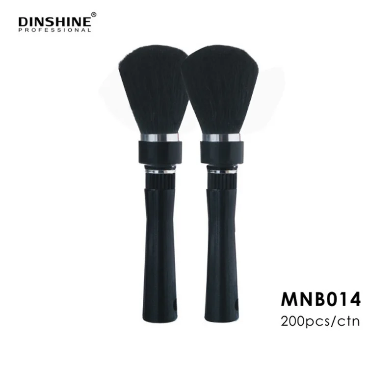 Hair Cutting Black Marvy Wide Powder Neck Duster For Barber