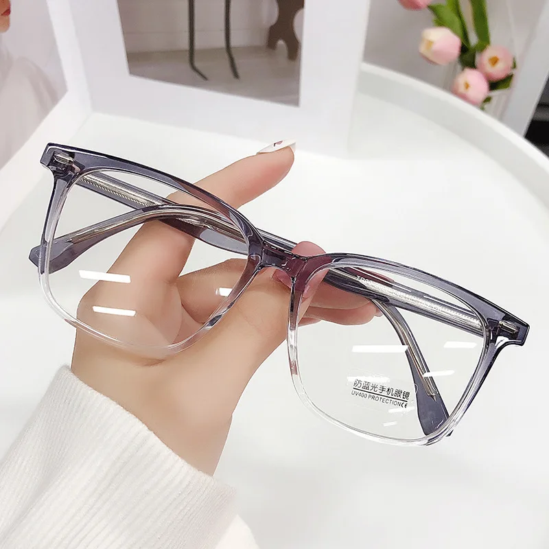 2022 new arrivals unique cool TR90 lightweight blue light blocking transparent computer screen eye protect glasses