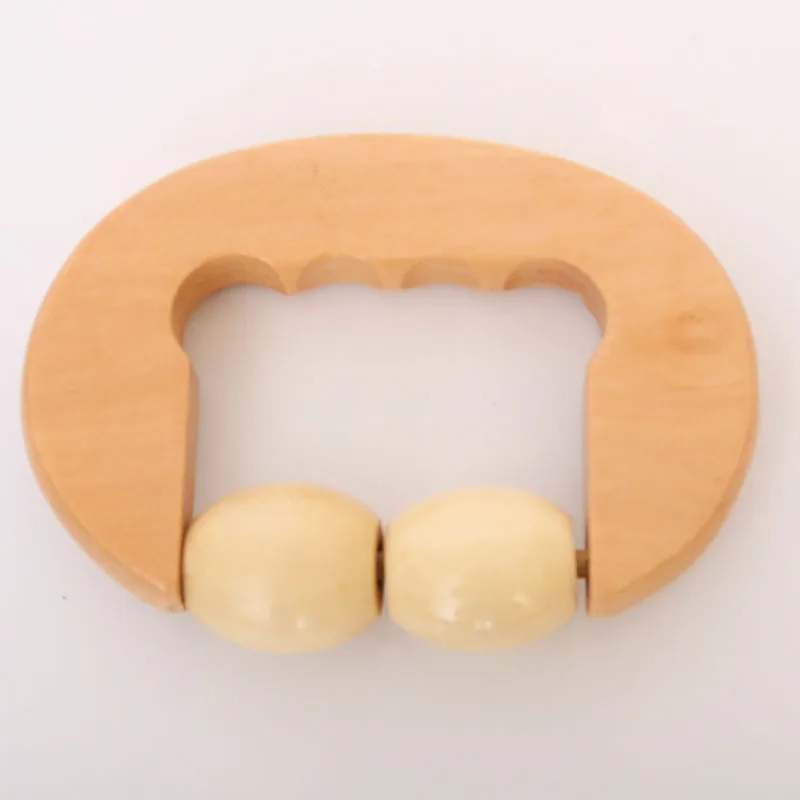 Handheld Wooden Mini Body Massager Full Body Self-Massage Roller for Instant Relief for Feet and Body