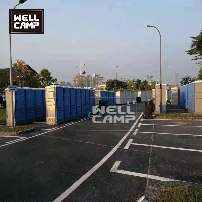 Common Mobile Toilet HDPE Luxury Toilet Temporary Prefab Portable Bathroom