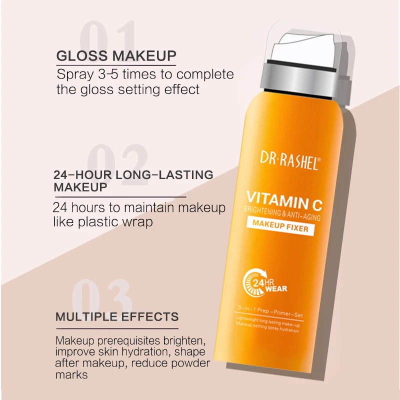 DR.RASHEL collagen make up setting spray brightening & anti-aging makeup fixer