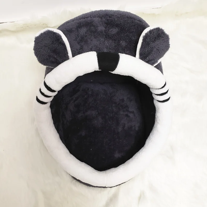 Christmas pet cute cat and dog house semi-enclosed sponge cat cottonhouse removable and washable