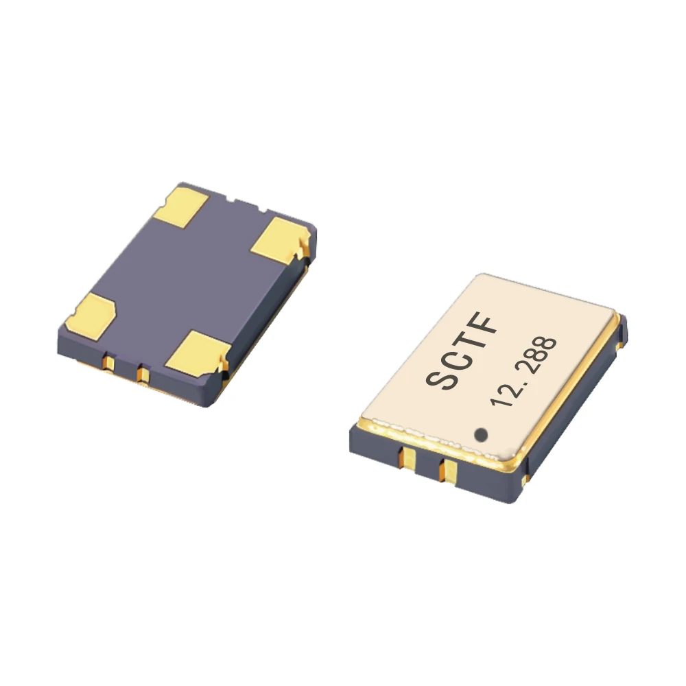 SCTF Пассивные компоненты Crystal 7050 7,0 мм * 5,0 мм осциллятор 12,288 МГц 3,3 В 50ppm CMOS