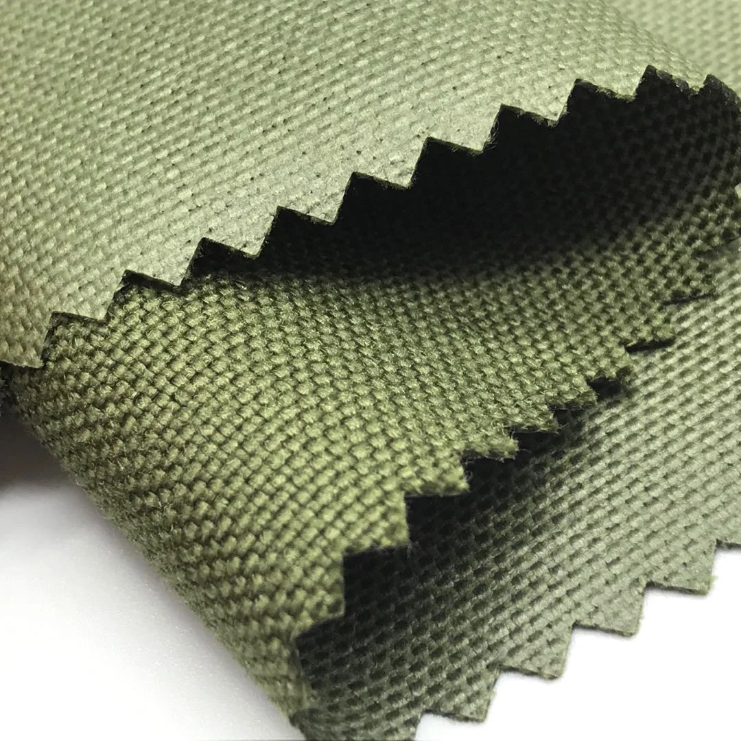 hot sale high quality waterproof 100% polyester green oxford fabric PU coated for bags suitcases