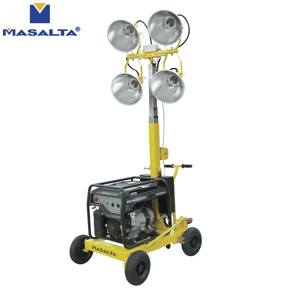 Masalta дизель 4.5HP Портативный Генератор Мобильный высокой мачты свет башня