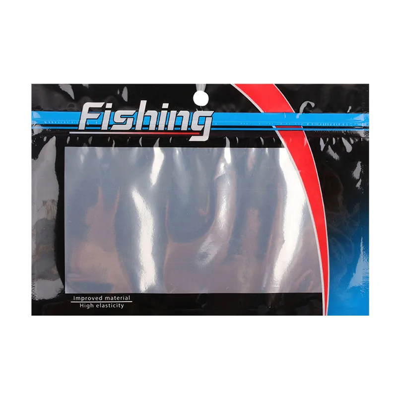 Custom Clear Window Zipper Printing Plastic Bag For Fishing Lure Metal Soft Bait Hard Trolling Jigging Lure Net Red Worm Decoy