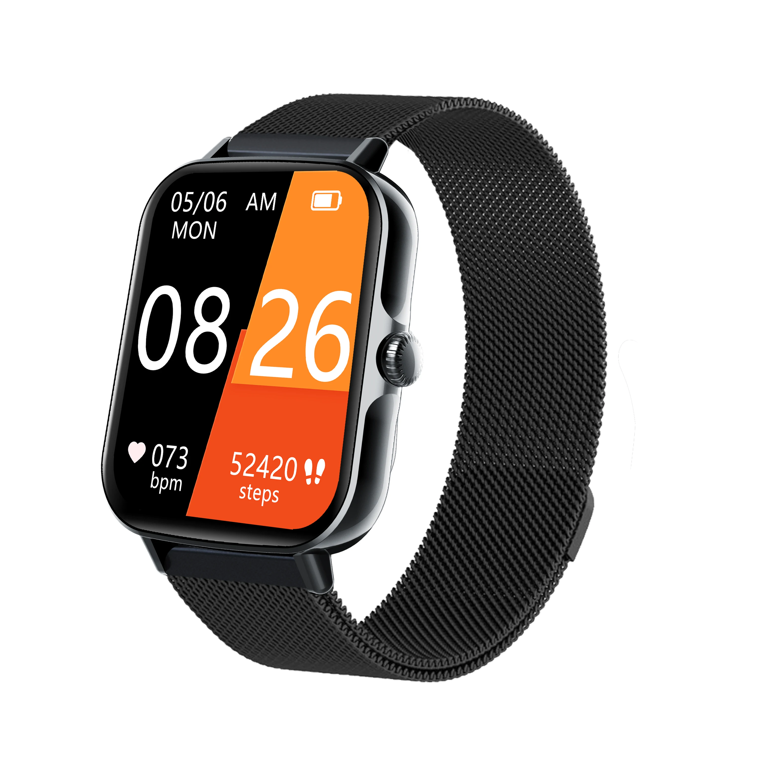 Ce Rohs Ip67 Waterproof Calories Temperature Heart Rate Monitoring Sports Smart Bracelet Continuous Blood Glucose Monitor Watch