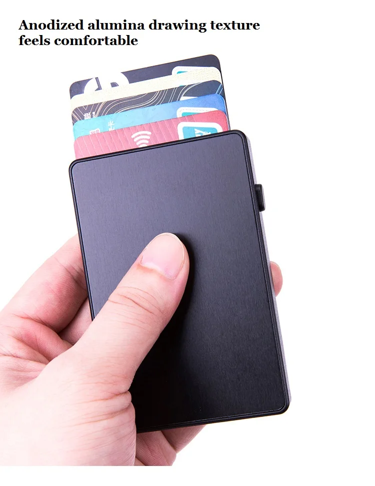 RFID Blocking Anti-Theft Wallet for Men card holders for women pop up card holder