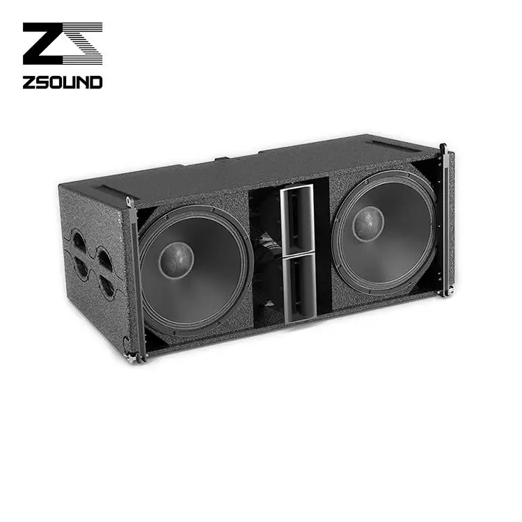 ZSOUND профессиональный аудио двойной 15 дюймов 3way мощности открытый линейного массива