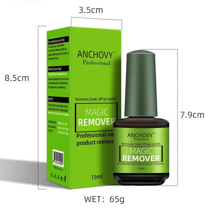 Missbloom New 15Ml Magic Nail Polish Remover Liquid Burst With File Gel Remover Nail Gel Polish Remover
