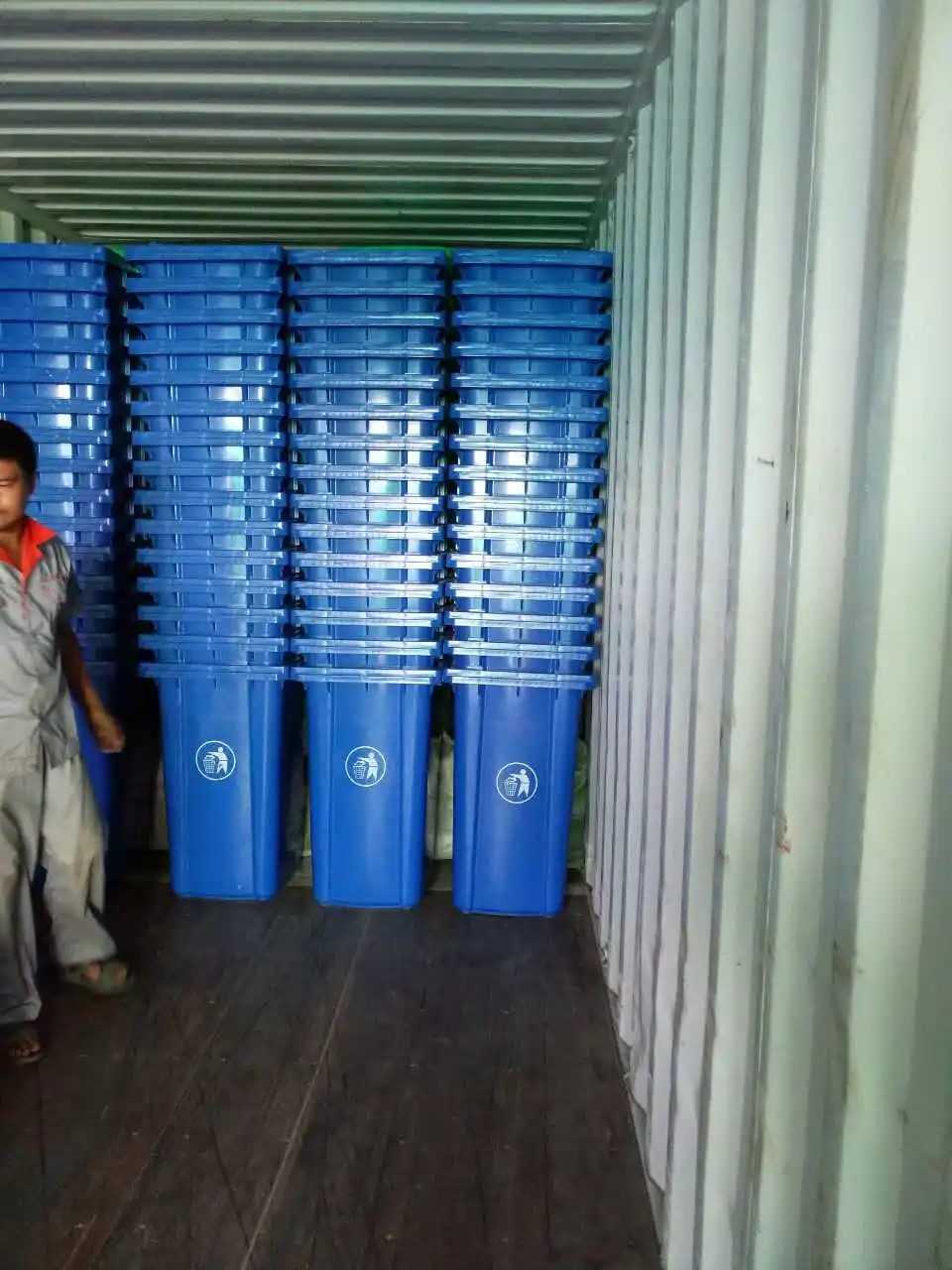 120L 240L 360L Liter Recycle Plastic HDPE Outdoor Dustbin Rubbish Trash Wheelies Garbage Waste Bin