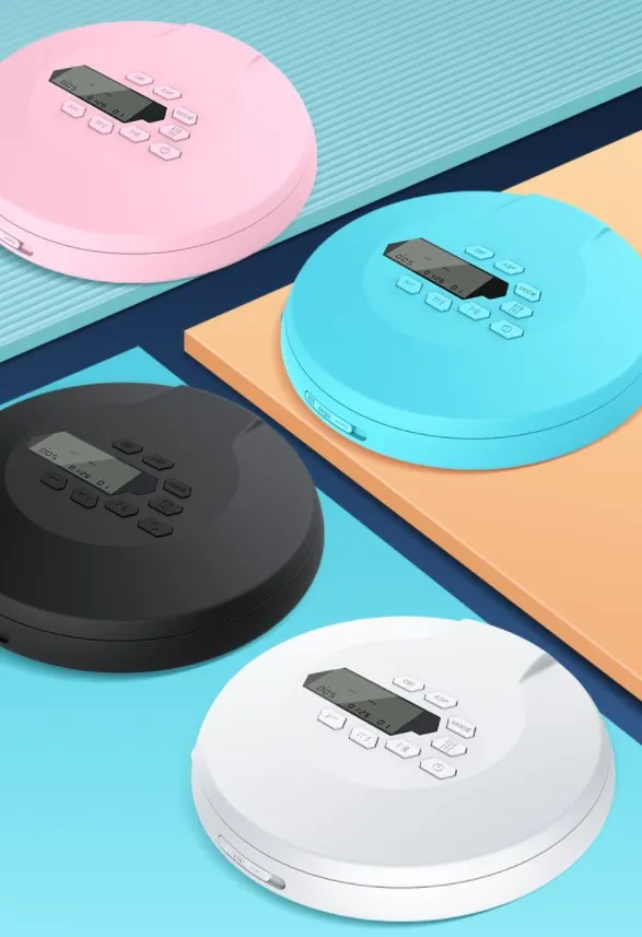 
2021 Personal CD Player DiscmanWireless Transmit to your Speaker/Headset Inbuilt Rechareable Battery With Earphone Mobile PHONE 