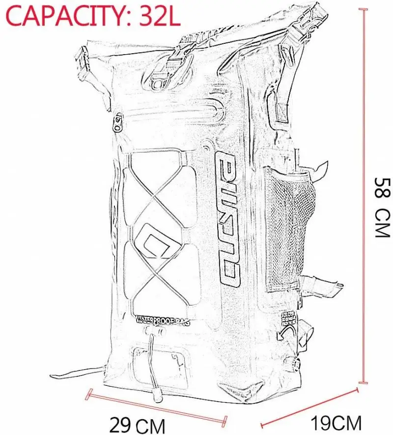 Waterproof Sports Dry Bag High Duty Waterproof Backpack for Camping Outdoor Waterproof Backpack