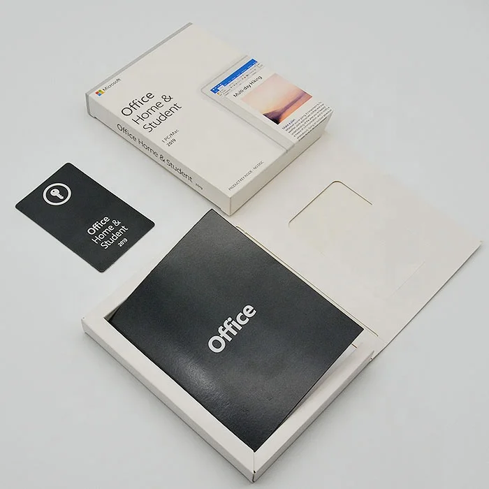 Microsoft Office для дома и студентов 2019 шт. только Розничная коробка