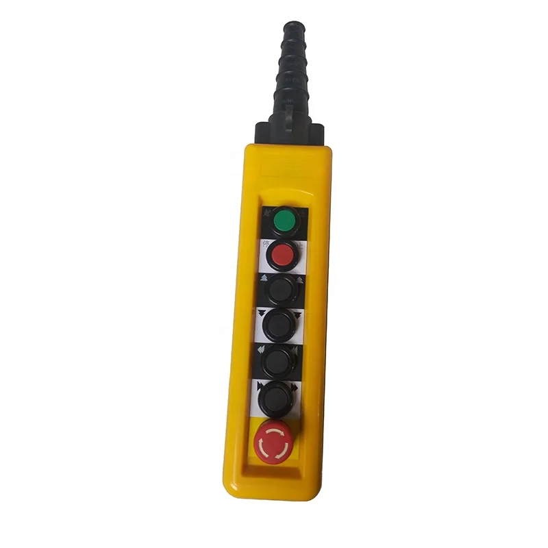 KOMAY High Quality Bridge Crane Push Button Working Plat Pendent Control