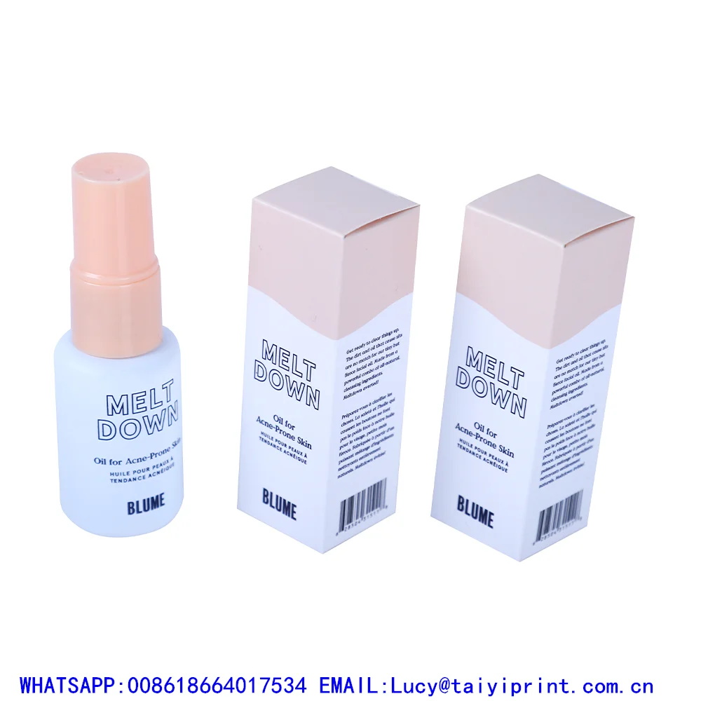 Bottle Packaging Gift Paper Box For Dropper Attar Water Bottle Box Packaging