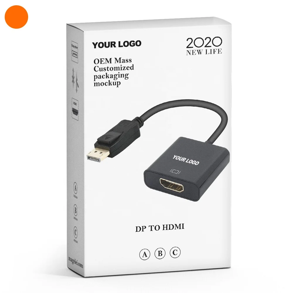  Высококачественный активный 15 см 1080P адаптер Displayport-HDMI переходник DP-HDMI HD штекер-гнездо Позолоченный шнур другой дом