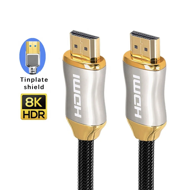  Позолоченный HDMI высокоскоростной 3D 8K 4K 60 Гц Hdtv кабель «Папа-папа» 1 м 5 2 3 10 Ultra Hd
