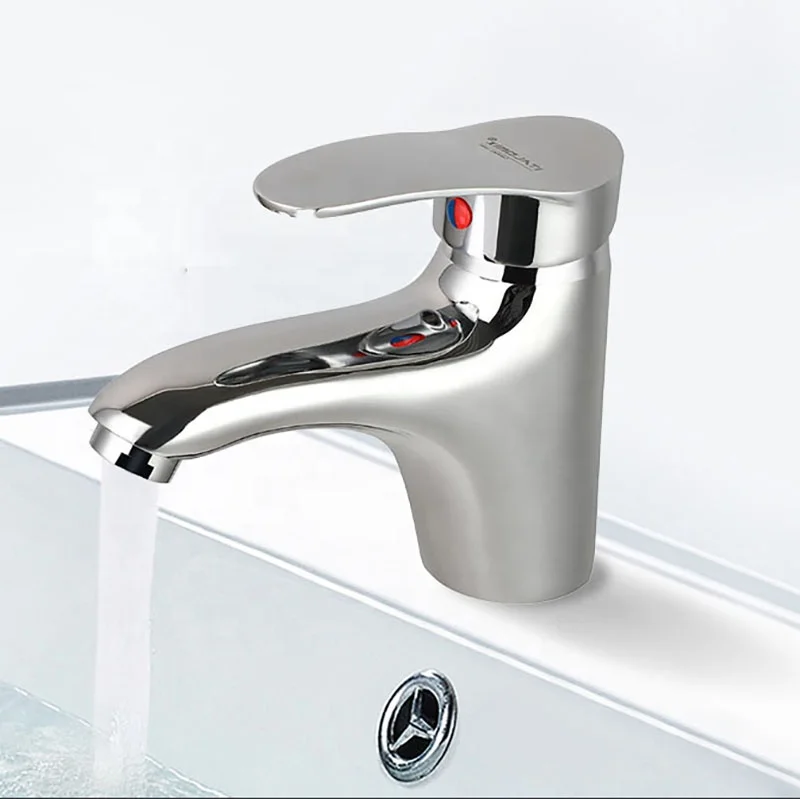 ITALOMIX Luxurious Deck Mounted Single Handle Bathroom Tall Zinc Wash Faucet Mixer Luxury Basin Taps