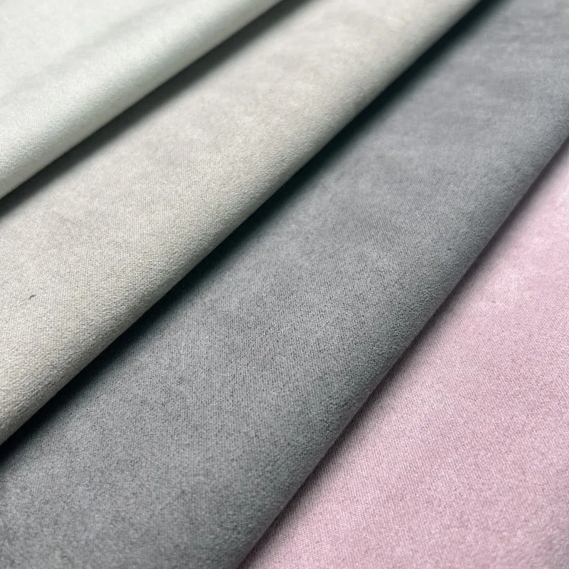 2023 Hot Selling Solid Suede Microsuede Microfiber 100%Polyester Suede Ultra Durable Fabric