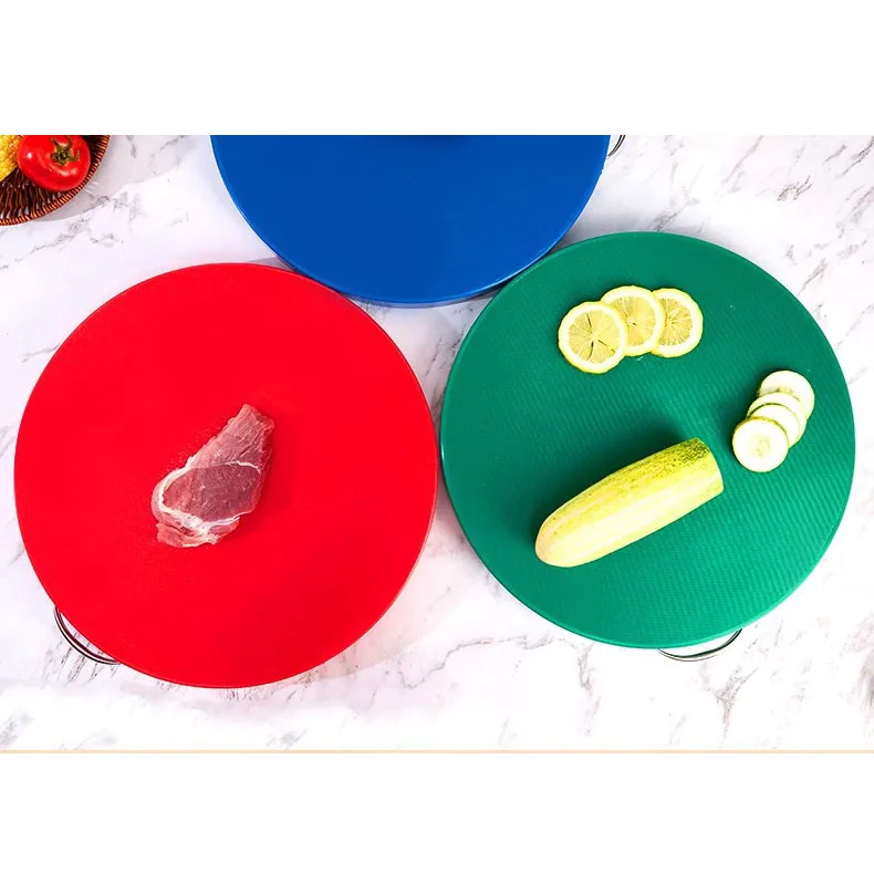 cutting boards for kitchen Food Grade PE material plastic round/square HDPE chopping board vegetable fruit thin flexible
