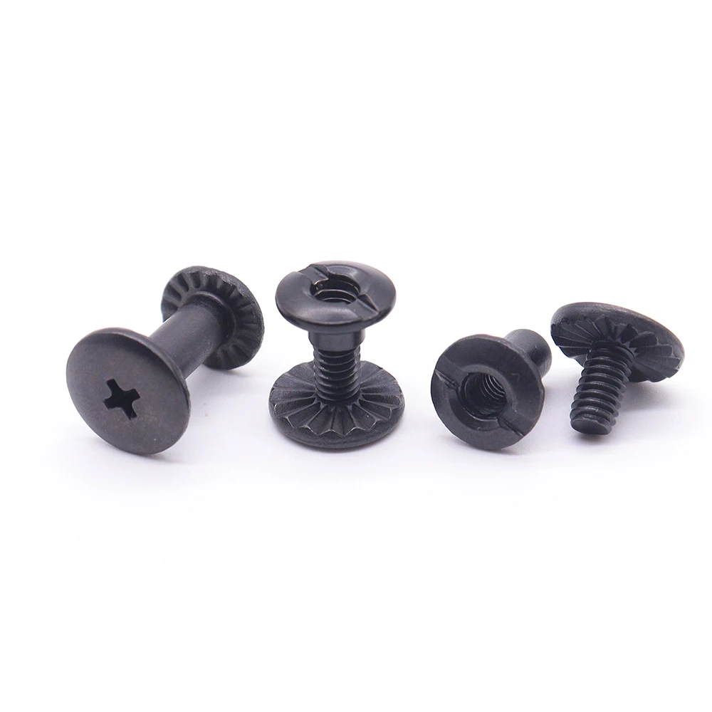 Round Head Hexagonal Truss Machine Screw Zinc Iron Material For Display Medical Equipment Screw Customization
