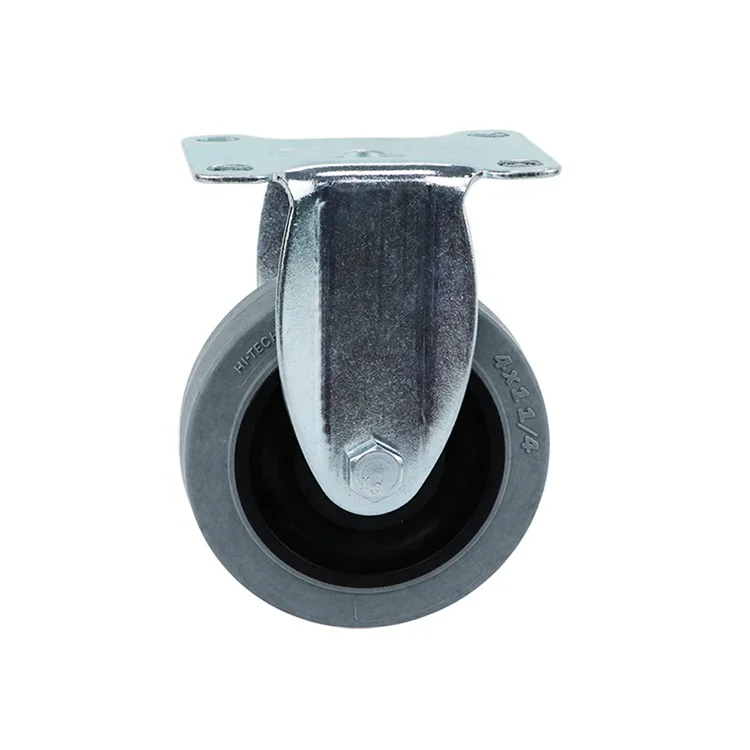 Wholesale 4 5 6 8 inch heavy duty high tech gray tpr electrically conductive swivel lock esd caster wheels