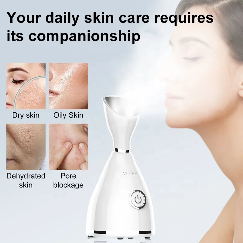 Professional Beauty Personal Care Face Steamer Sprayer Face Humidifier portable nano ionic sauna Facial Steamer