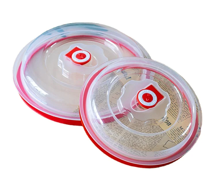 Transparent Design Plastic Warm Keeper Cooked Food Warm Dish Cover Insulation Food Cover