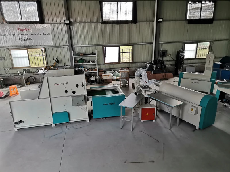 150 250 кг/ч волоконная линия по производству наполнителя подушки