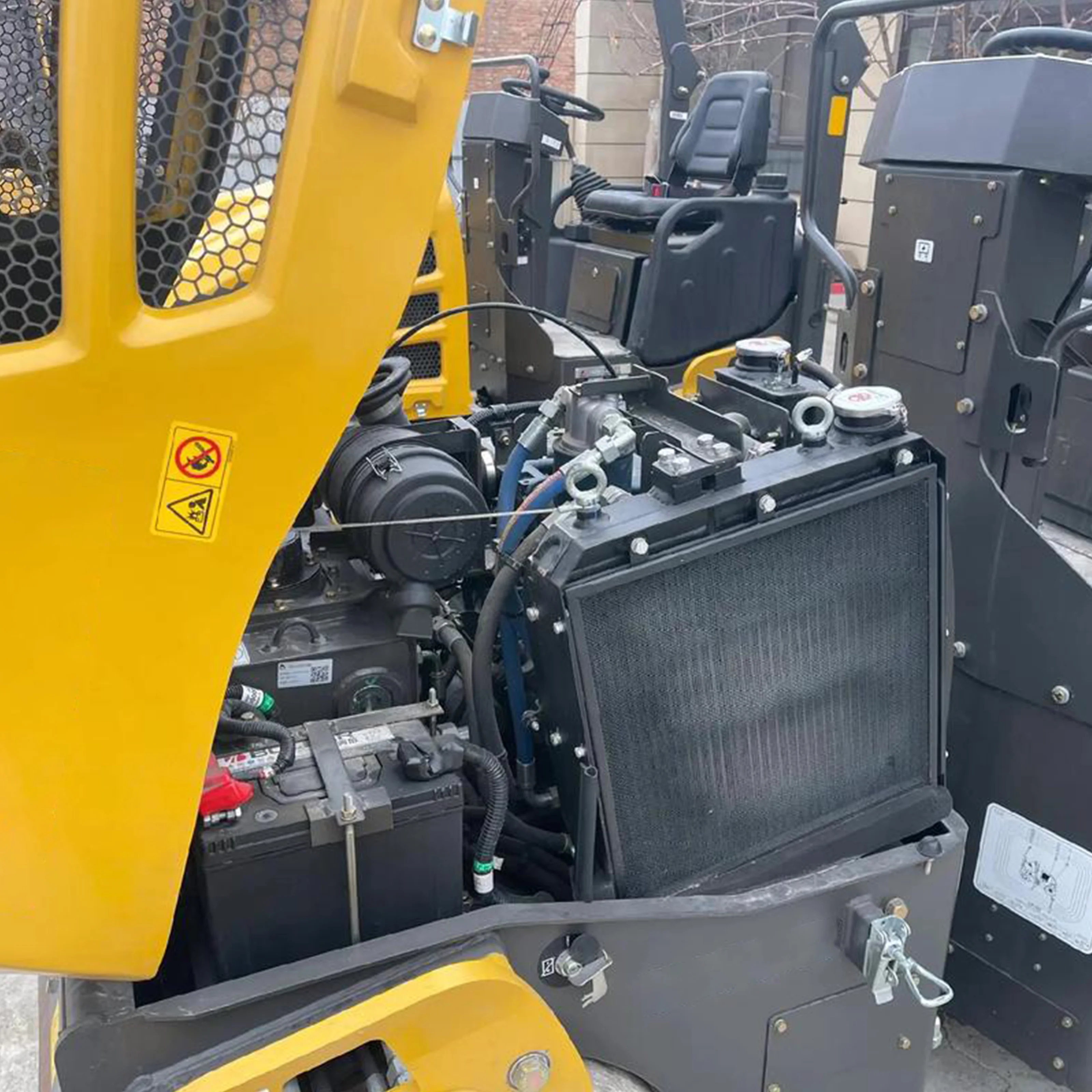Low Price Vibratory Tire Road Roller with Stable Pump and Motor Performance a Great Helper for Road Construction Road Roller