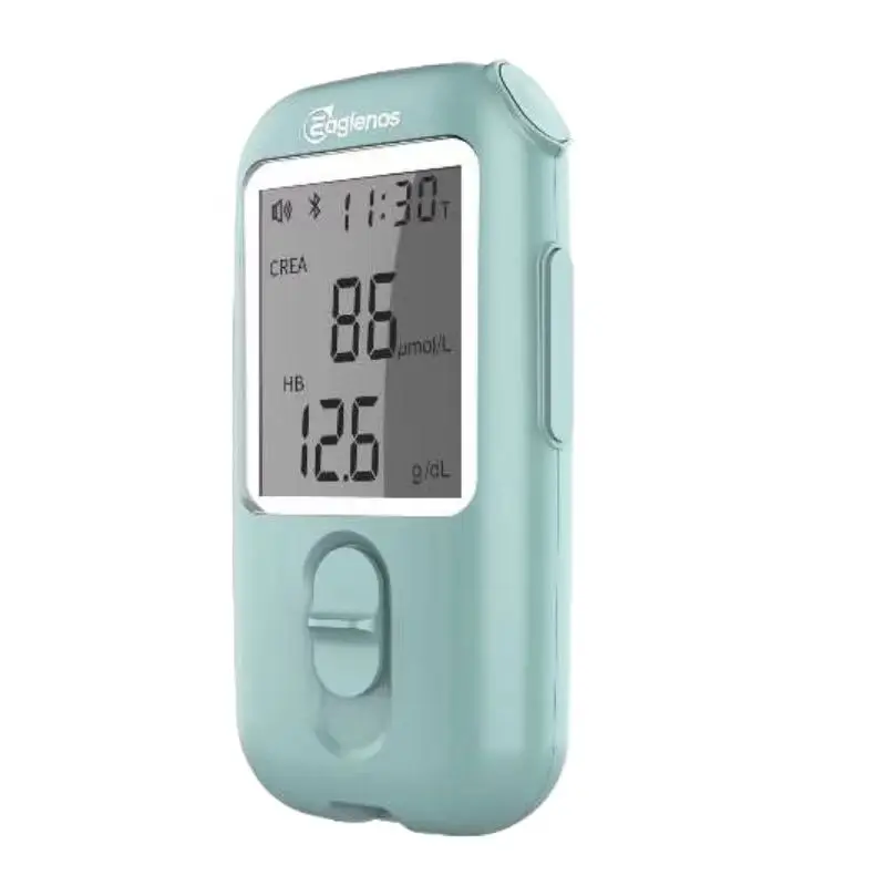 Multiple Parameters Handheld Blood Creatinine Meter With eGFR With Mobile APP For CKD AKI