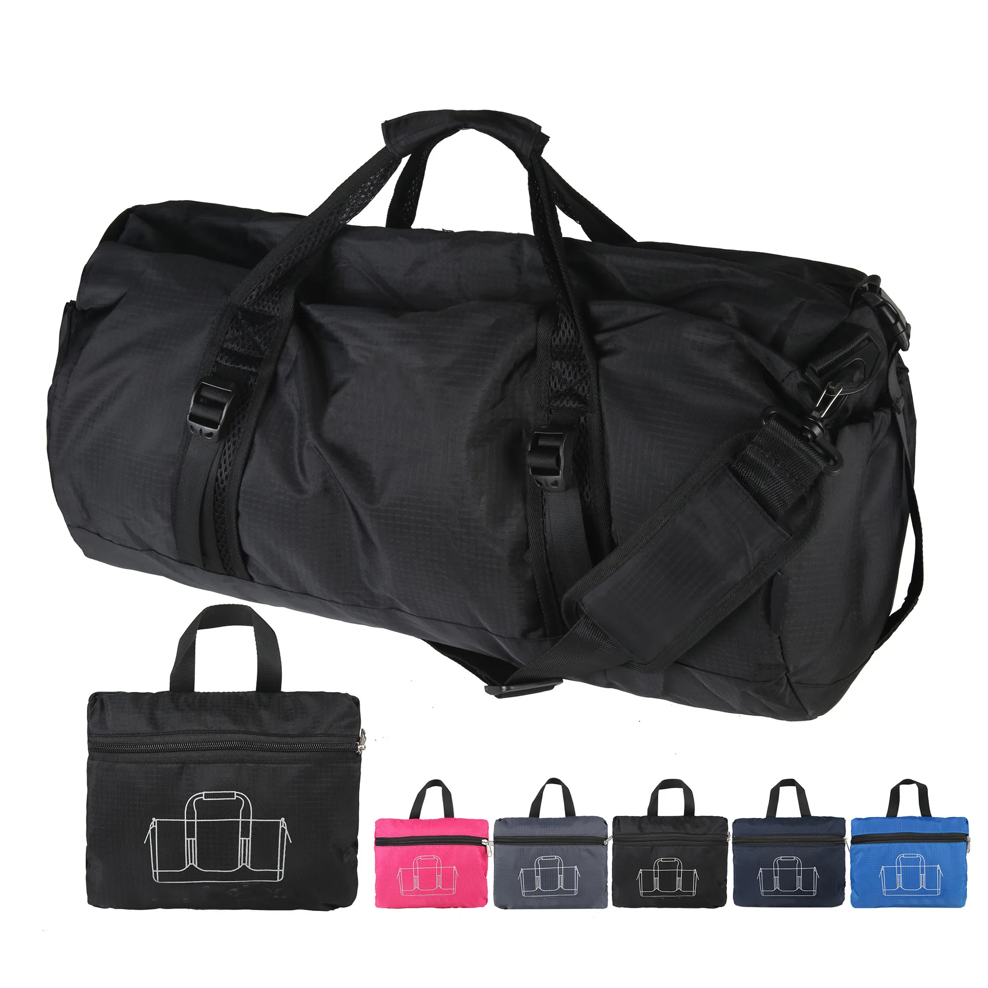 2022 ECO New Travel Duffle Bag Foldable Extra Large Duffel bag Lightweight Weekender Bag for Men Women