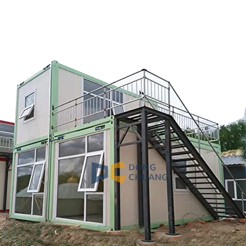 prefab container flat pack home single building 1 storey prefabricated house with toilet for suriname