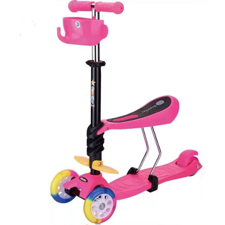 2020 new model baby toys cute beetle or elephant kick scooter / adjust height 80kg Max Load