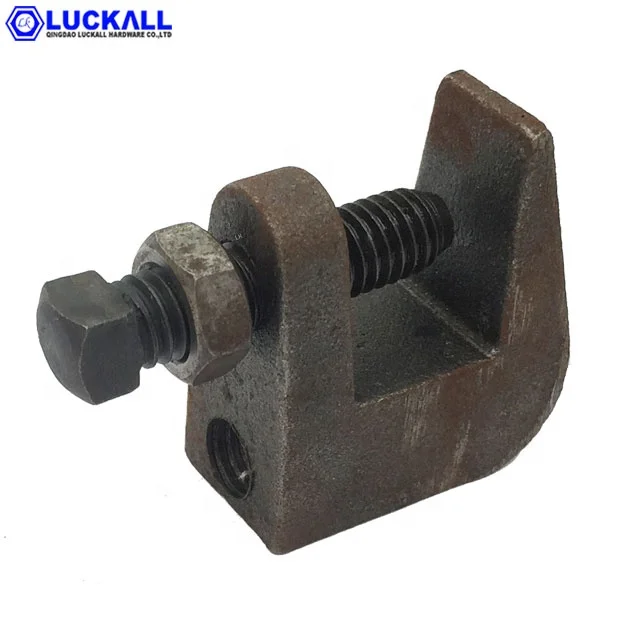 Оцинкованный ковкий Железный лучевой зажим 8