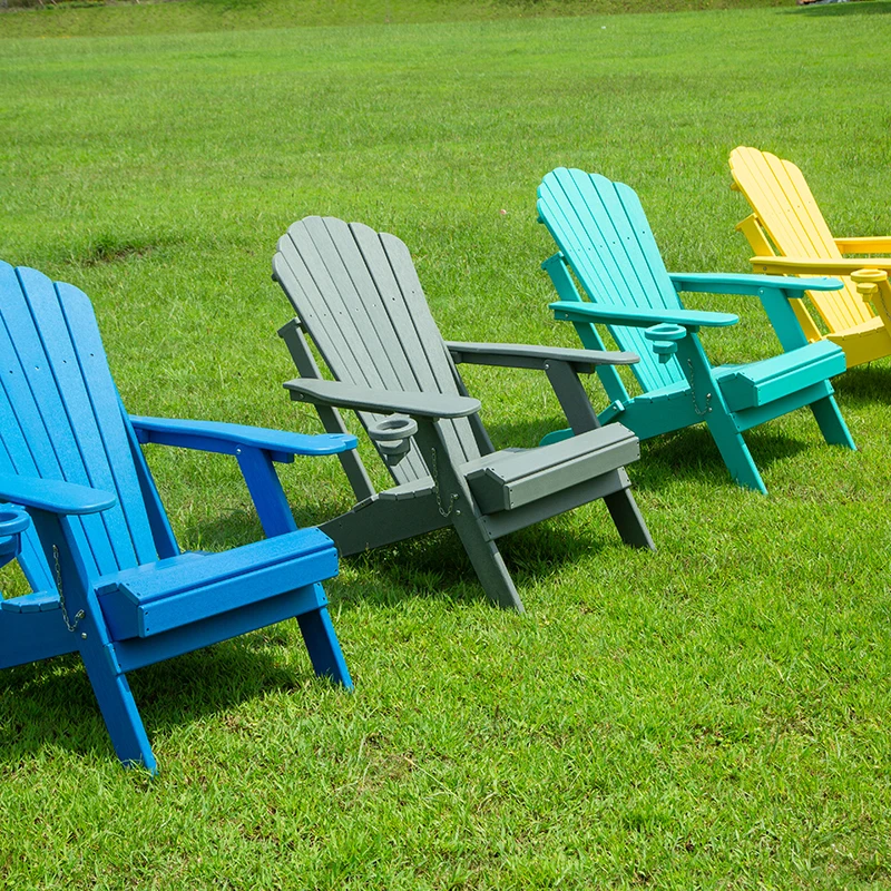 Уличные Современные садовые стулья Adirondack хорошее качество садовый полиэтиленовый